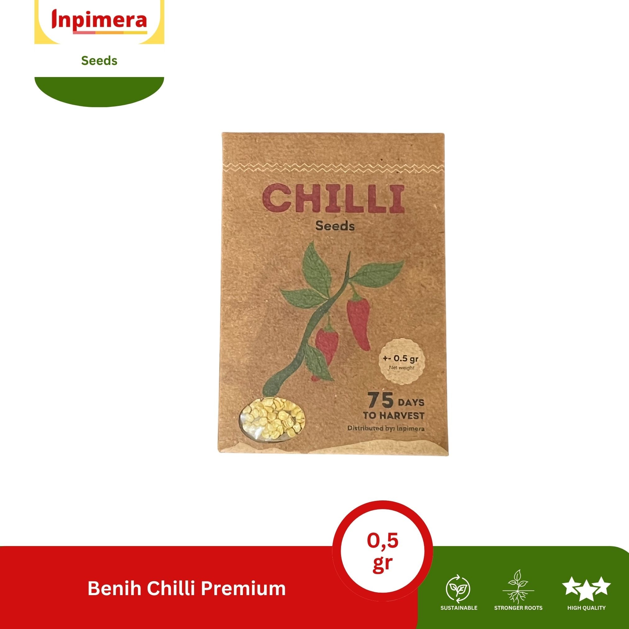 Inpimera Premium Chilli Seeds Home Gardening