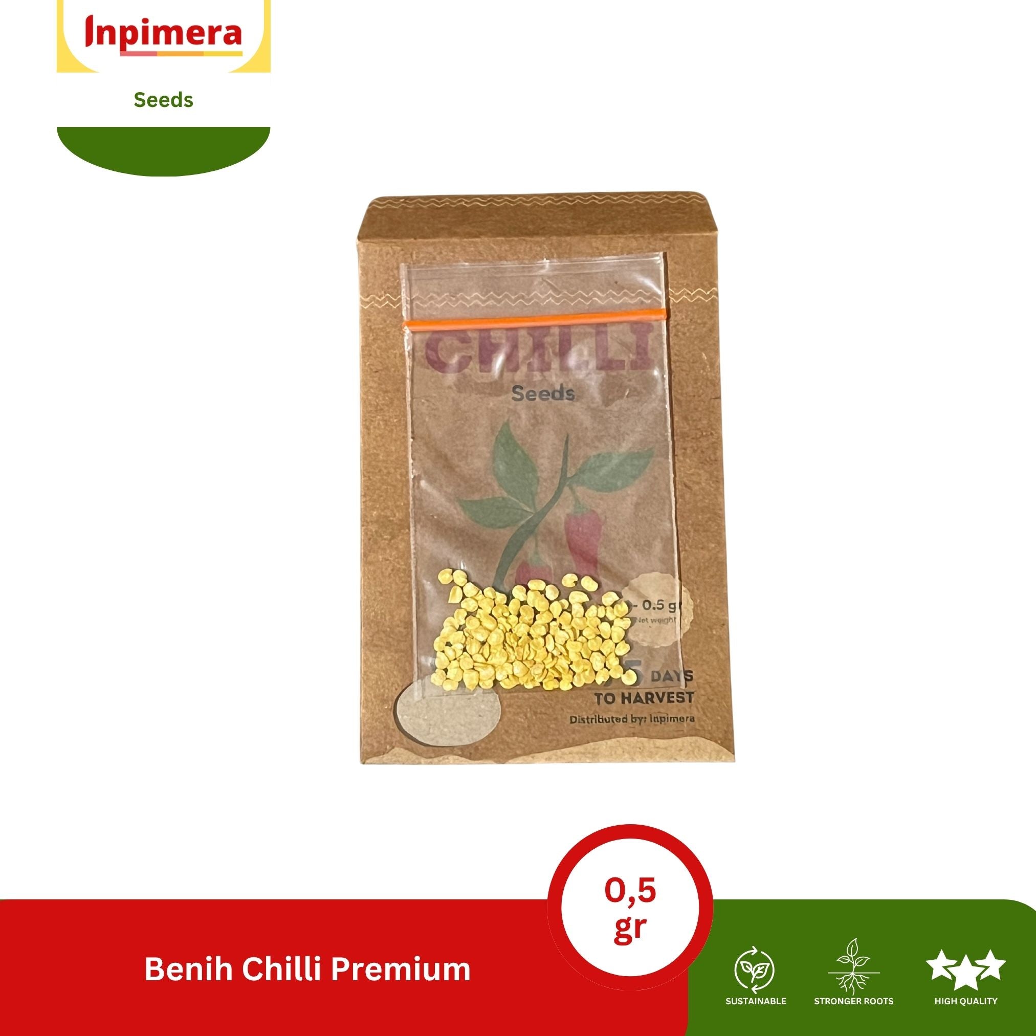 Inpimera Premium Chilli Seeds Home Gardening