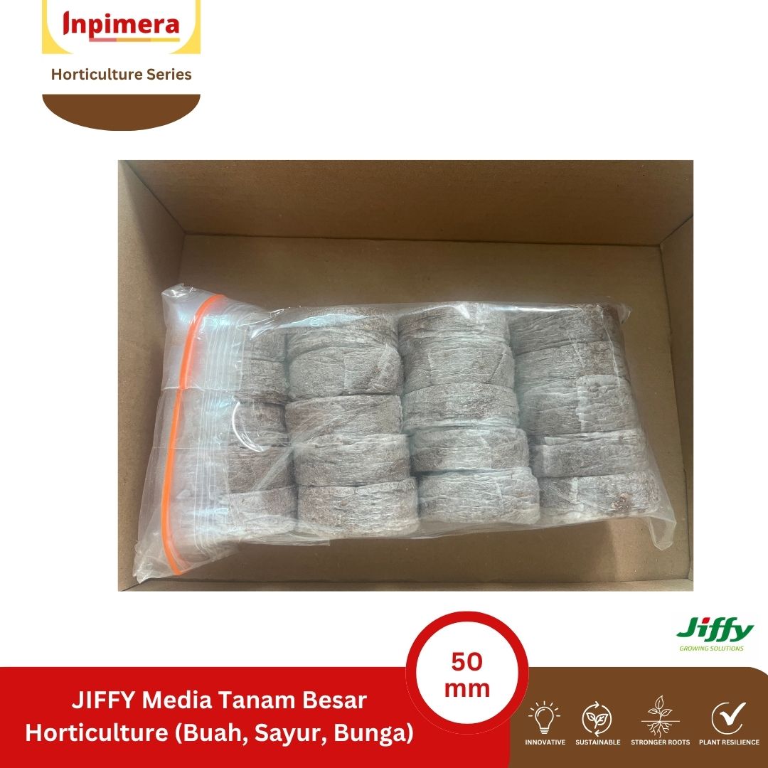 Inpimera Jiffy 7C Pellets 50mm Media Tanam Advance Home Gardening