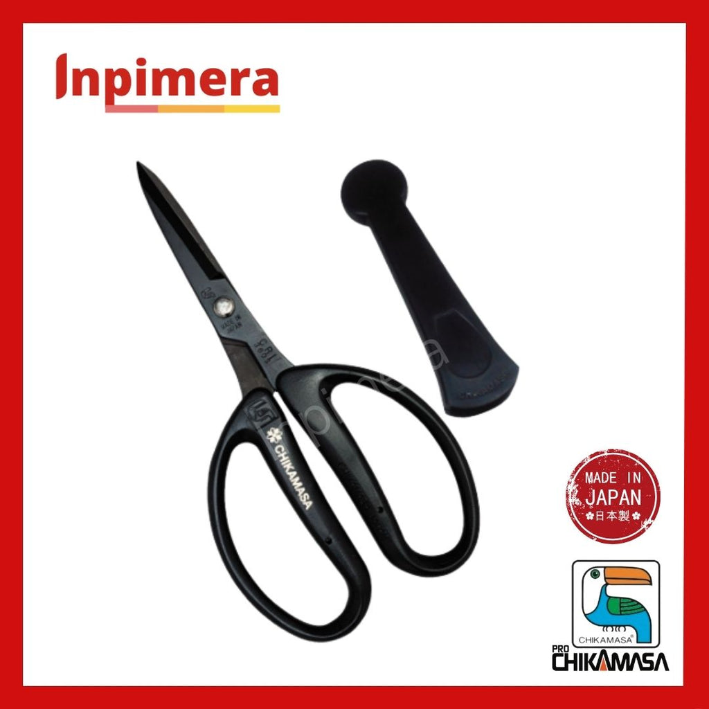 Chikamasa Pro Gunting Florist CRI-S60SFBK Hitam, Made In Japan, Berkualitas