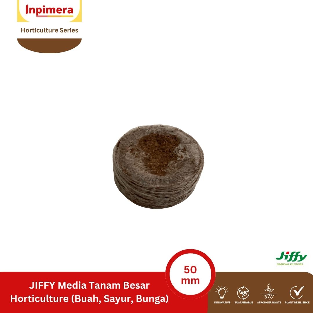 Inpimera Jiffy 7C Pellets 50mm Media Tanam Advance Home Gardening
