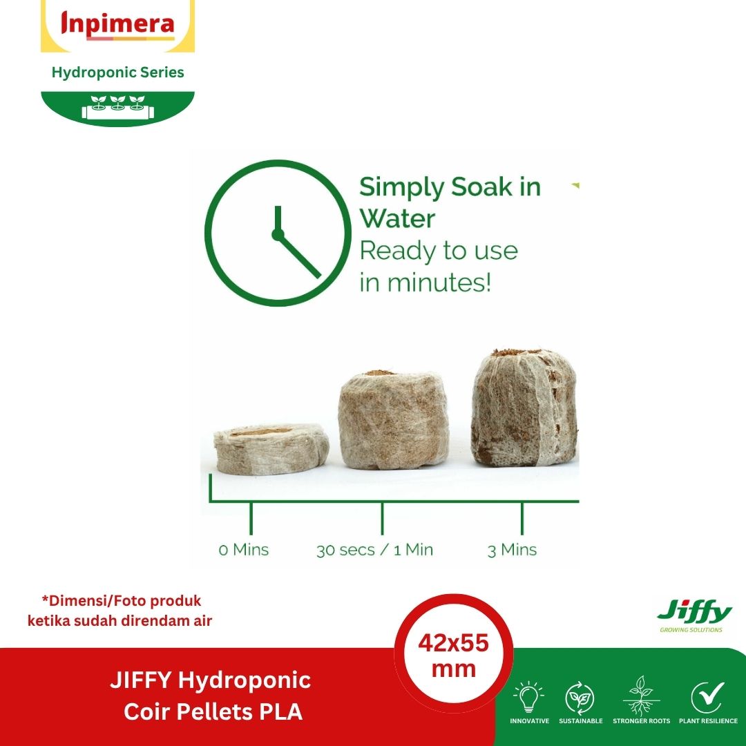 Inpimera Jiffy 7C Hydroponik Pellets Media Tanam Modern
